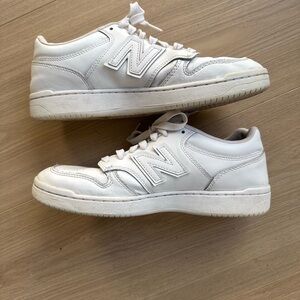 New Balance Classic White Leather Sneakers